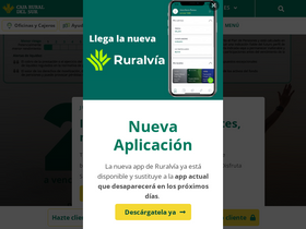 'cajaruraldelsur.es' screenshot