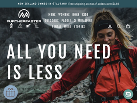 'furtherfaster.co.nz' screenshot