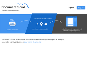 'documentcloud.org' screenshot