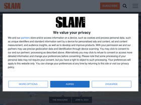 'slamonline.com' screenshot