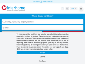 'interhome.com' screenshot