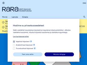 'rara.ee' screenshot