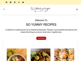 'soyummyrecipes.co.uk' screenshot