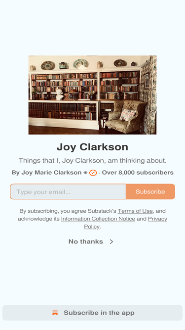 joyclarkson.substack.com