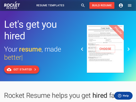 'rocket-resume.com' screenshot