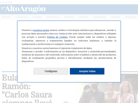 'diariodelaltoaragon.es' screenshot