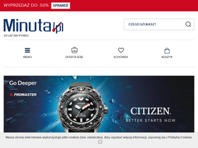 'minuta.pl' screenshot