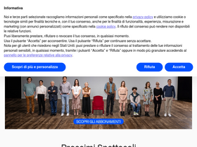 'teatrostabileveneto.it' screenshot