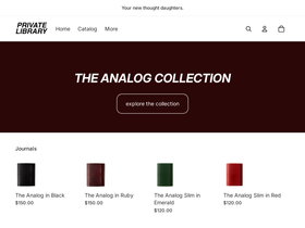 private-library.com homepage screenshot