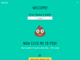 'poo.com' screenshot