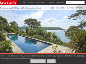 'kateandtoms.com' screenshot