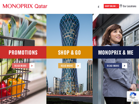 'monoprix.qa' screenshot
