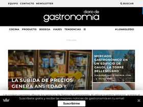 'diariodegastronomia.com' screenshot