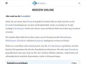 'krank.de' screenshot
