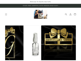 smellslikegifts.com homepage screenshot