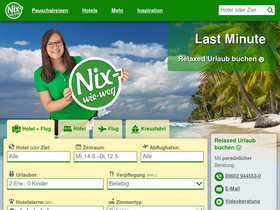 'nix-wie-weg.de' screenshot