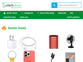 'clarkdeals.com' screenshot