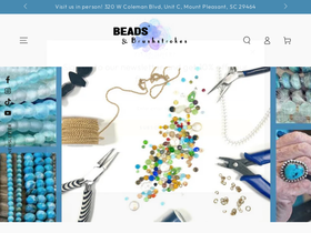 beadsandbrushstrokes.com homepage screenshot