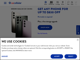 'uscellular.com' screenshot