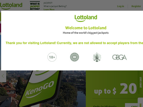 'lottoland.com.au' screenshot