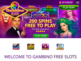 'gambinoslot.com' screenshot