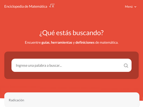 'enciclopediadematematica.com' screenshot