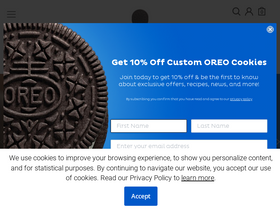 'oreo.com' screenshot