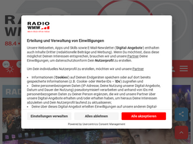 'radiowmw.de' screenshot