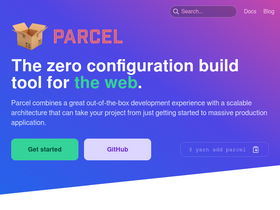 'parceljs.org' screenshot