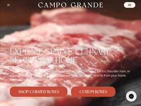 'eatcampogrande.com' screenshot