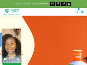 'tropicaloasis.com' screenshot