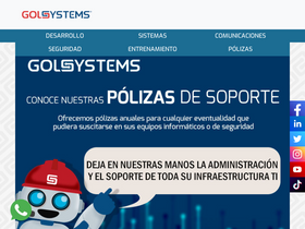 'golsystems.mx' screenshot