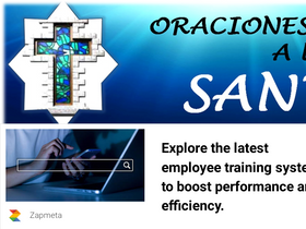 'oracionesalossantos.com' screenshot