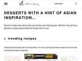 'zhangcatherine.com' screenshot
