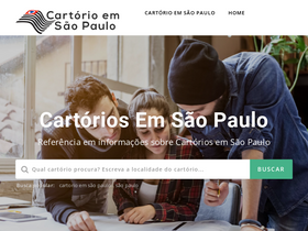 'cartorioemsaopaulo.com.br' screenshot