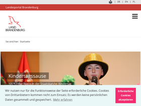 'pegelportal.brandenburg.de' screenshot