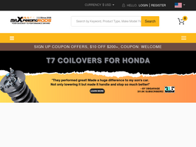 'maxpeedingrods.com' screenshot