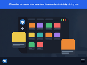 'gdlauncher.com' screenshot