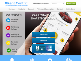 'rentcentric.com' screenshot