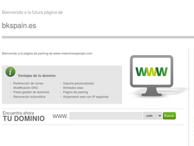 'bkspain.es' screenshot