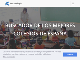 'buscocolegio.com' screenshot
