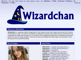'wizchan.org' screenshot