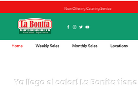 'bonitamarkets.com' screenshot