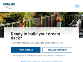 'decks.com' screenshot