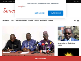 'cafeactu.com' screenshot