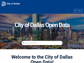 'dallasopendata.com' screenshot