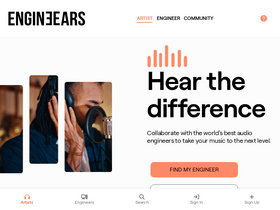 'engineears.com' screenshot