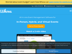 'whova.com' screenshot