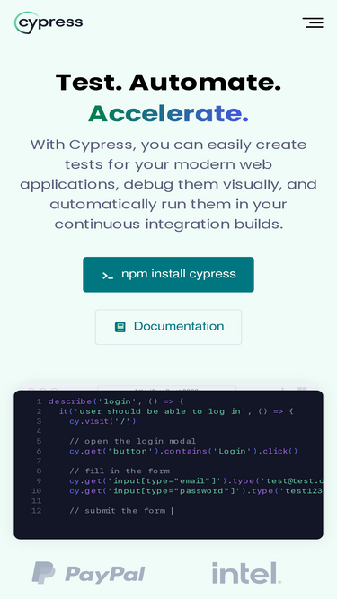 cypress.io