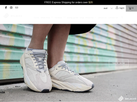 belaced.com.au homepage screenshot